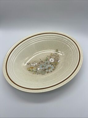 VINTAGE Royal Doulton Florinda Oval Serving Dish Made in England 10¾”